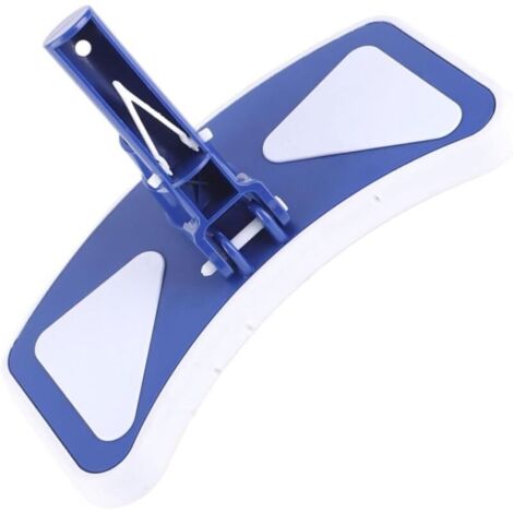 Tête Aspirateur Demi-Lune avec Brosses pour Nettoyage Précis des Parois Compatible Bassins Enterrés Sol Capture Fine des Particules (1/4)