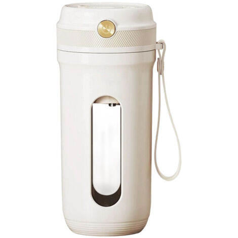 Blender portable 350 ml, mini mixeur pour milkshakes et smoothies, blender rechargeable USB pour jus frais avec 10 lames tranchantes et paille amovible (1/5)