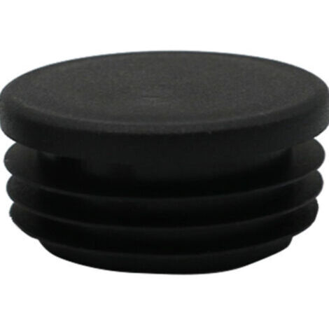 Bouchons de tube rond 35 mm Embouts ronds en PE Butée de pied de chaise Butée de tube carré pour tubes métalliques, chaises, canapés, tables et étagères 4 pièces (1/4)
