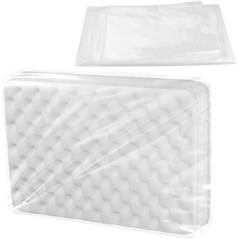 Plastique Housse Protection Matelas Demenagement 200 X 200 X 30cm, Plastique Imperméable, Réutilisables Housse Transport Matelas, Sac de Rangement, pour Le Rangement et Le Transport (1/5)