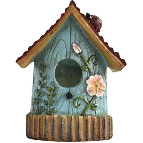 Liquidation de nichoirs d'extérieur Nichoirs suspendus, nichoirs et décorations d'extérieur, nichoirs artisanaux en résine, décoration de jardin, aménagement paysager. (1/5)
