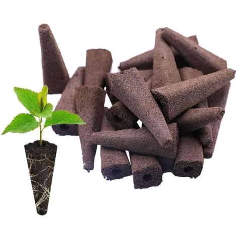 50pcs Éponges de Culture, Éponges de Croissance des Racines de Remplacement Compatibles,ponges de culture pour culture hydroponique, gousses de croissance des racines (1/5)
