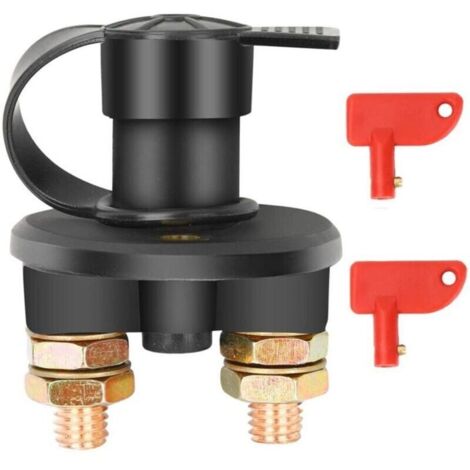 Isolateur interrupteur 12V24V dconnexion de batterie max 200A pour voiture et bateau couleurs multiples ACCESSOIRE SERRE JARDIN (1/4)