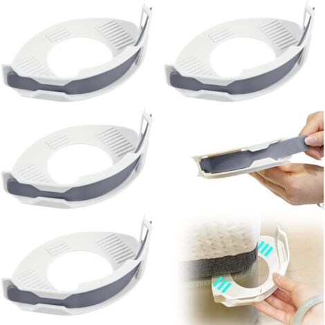 4 Pièces Attache Drap Housse, Bloc Drap Housse an, Maintien Drap Housse, Support de Draps, pour Soutenir et Fixer Les Draps, Convient pour Les Lits Doubles, Simples, Queen, Petits Lits (Gris)