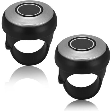 2 Pièces Bouton de Volant de Voiture,Bouton Volant Voiture Spinner à 360°,Grand Bouton de Volant,Spinner Poignée Boule pour Voiture, Boule De Volant Volant pour Voitures,Tracteurs,Bateaux (1/5)