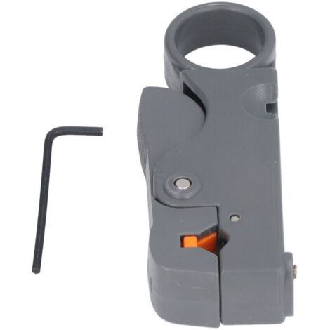 Pince à dénuder pour câble coaxial en acier ABS + RG58 59 62 Pince à éplucher rotative pour décrustation de fil de réseau HT‑332 Outil à main (1/5)