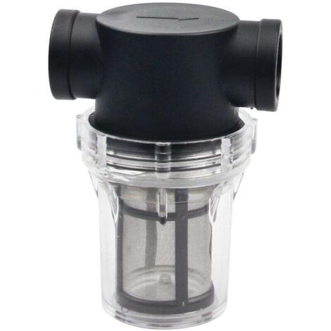 Pipeline Filtre de pompe à eau 1" avec tamis en acier inoxydable 100 mailles, filtre en maille en ligne pour arrosage du jardin (1/5)