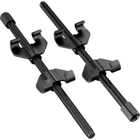 2 Pièces Compresseur Ressort Amortisseur, Compresse Ressort Amortisseur Voiture, Outil de Compression de Ressort de Frein Télescopique, Ammortizzatore Regolabile Automobile 380 mm (1/5)