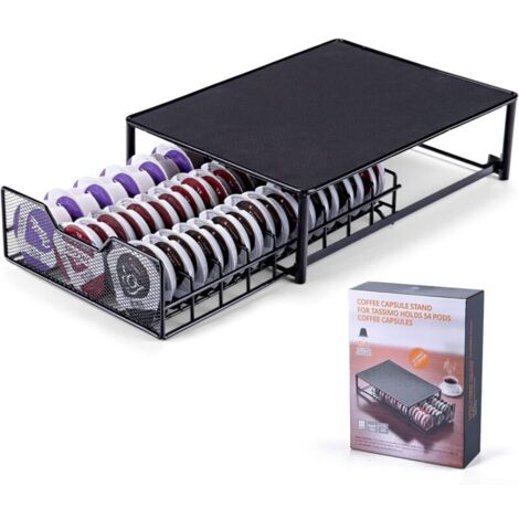 Tiroirs à capsules de café 60 Pièces, Distributeur Moderne Support de rangement capsule pour Machine à Café avec Organisateur de Dosettes (1/5)