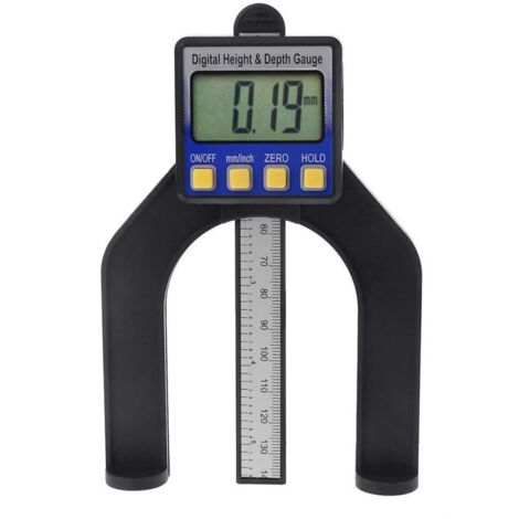 Jauge de hauteur et de profondeur numérique pour table de toupie manuelle avec pieds magnétiques autoportants (1/5)