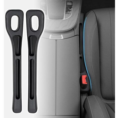 Lot de 2 coussins de remplissage universels pour siège auto, compatibles avec la plupart des modèles de voitures (noir) (1/5)
