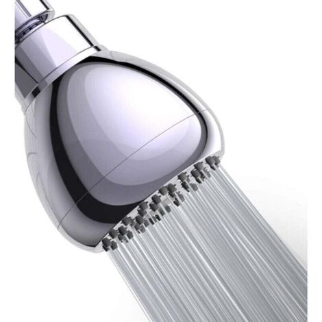 Pomme de douche haute pression Pomme de douche 2,5 GPM pommeaux de douche, réglable Laiton Rotule de pomme de douche, pression de bulles d'air, Pommeau de douche- (1/5)