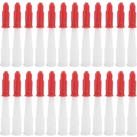 Kit de 24 buses de calfeutrage réutilisables en silicone avec joints rouges pour éviter l'encrassement dans vos projets (1/5)