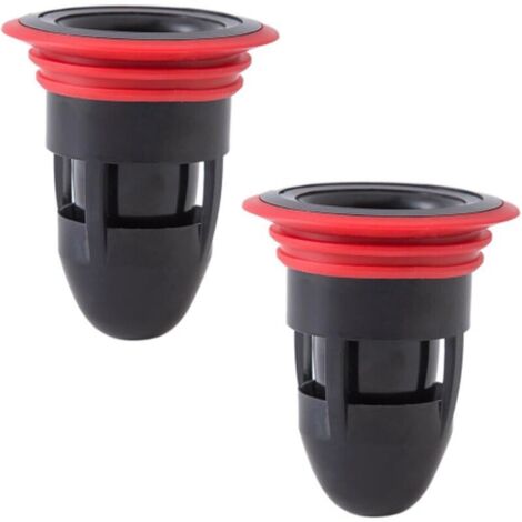 2PCS Bouchon Anti-Odeur pour égout Douche Drain de Plancher évacuation Drain de Sol Anti refoulemen Bonde d'évacuation Douche Clapet Anti-Retour Anti-Odeur de Sol déodorant 41-50mm (1/5)