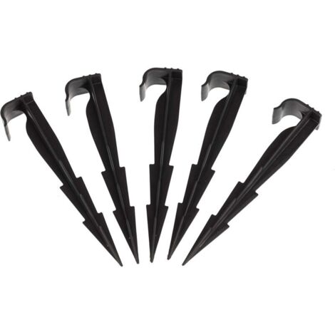 Lot de 50 piquets de Fixation pour Ligne d'égouttement, tuyaux d'irrigation et tuyaux gouteurs (1/5)