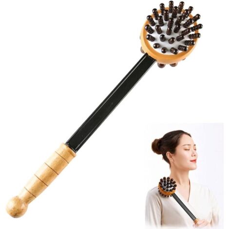 Marteau de Massage,Masseur pour Le Dos et le Corps avec Marteau à Bille,Outil de Massage à Double Usage pour Les Epaules,Le Cou et Les Jambes, pour La Maison et Le Bureau
