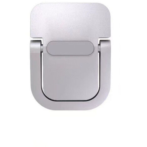 Support d'ordinateur Portable 2 pièces, support Pliable, support d'ordinateur Autocollant, Ergonomique et Invisible, Compatible avec de Nombreux Ordinateurs Portables (Argent) (1/5)