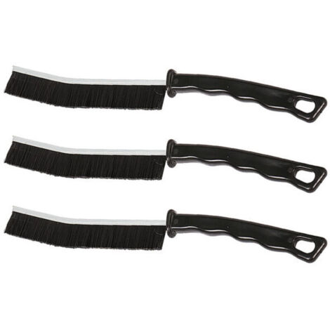 Brosse de Nettoyage des Interstices 3 pièces, Brosse Nettoyage Salle de Bainbrosse Joint Carrelag, Brosse de Nettoyage à Poils Durs pour Rainure Fenetre, Salle de Bain, Toilettes, Cuisine (1/5)
