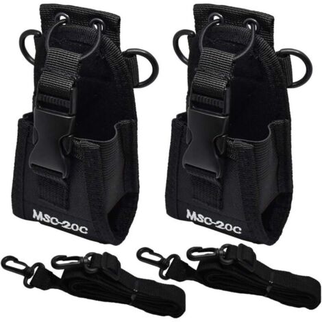 2 PCS Étui pour Radio en Nylon Universel Sac pour Talkie Walkie Multifonctionnel Pochette Radio Tactique 13.5 8 4.5cm pour Téléphone GPS Talkie-Walkie (1/4)