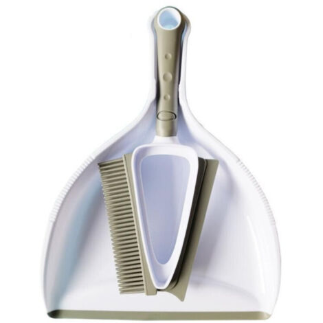 Ensemble Pelle à Poussière et Brosse à Poils avec Raclette, Pelle et Balayette, Ensemble Petit Balai et Pelle Portable pour Table Cuisine Chambre Bureau(Vert clair) (1/4)