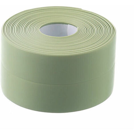 3pcs Ruban d'étanchéité autocollant pour cuisine, salle de bain, mur, sol, étanche ,vert