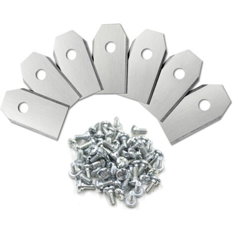 Lames de rechange pour tondeuse robotisée 0,75 mm (lot de 45) pour Husqvarna, Gardena, compatibles avec la tondeuse robotisée Segway Navimow (1/5)
