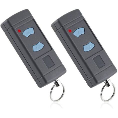 2pcs Télécommande de porte de garage 868 MHz pour Hormann HSE2-868, HSM4-868, HS4-868, HS1-868, HSM2-868, compatible avec les ouvre-portes de garage portables GARADOR Promatic. Bouton bleu universel. (1/5)