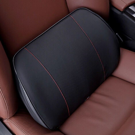 Cou Voiture pour la Conduite, Mousse à mémoire Forme pour appuie-tête Voiture, Appuie-tête en Cuir Souple pour la Conduite à Domicile, indispensables pour Les conducteurs (1/5)