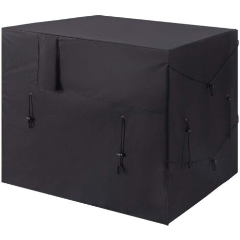 Housse de chauffage de piscine, housse imperméable 210D pour pompe à chaleur de piscine, pour unités extérieures, excellente housse imperméable pour pompe à chaleur de piscine (1/5)