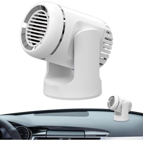 Chauffage de Voiture, Chauffage de Voiture Portable 12 V, désembueur et dégivreur de Pare-Brise 2 en 1 à Chauffage/Refroidissement Rapide, se branchant sur l'allume-Cigare de la Voiture (1/5)