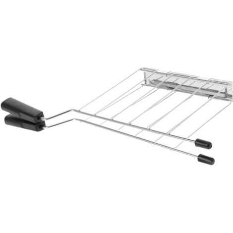 Pinces pour grille-pain, pinces pour grille-pain, grille et fond de récipient en acier, poignées en plastique à haute résistance thermique, s'adapte à la plupart des machines à pain (1/5)