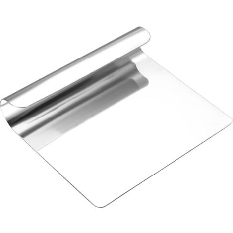 1 Pc Pelle à Légumes, Spatule à Pâte, Raclette en Acier Inoxydable, Grattoir de Cuisine, Coupe-Pâte, Carte à Pâte, Spatule de Cuisine Universelle, Aide de Cuisine pour Pain Fruits Légumes Cuisson (1/5)