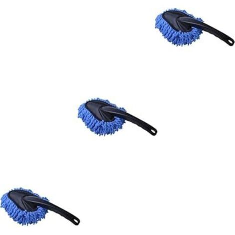 Ensemble de 3 pièces de fournitures de nettoyage de voiture, plumeau de nettoyage de voiture, plumeau de tableau de bord de voiture, brosse de voiture, plumeau de voiture (1/3)