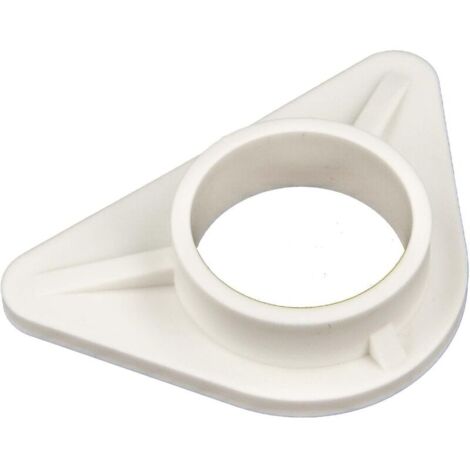 Renfort d'évier en plastique – Raccord robinetterie pour éviers acier inoxydable – Fixation sous évier – Trou Ø 3,65 cm (1/2)