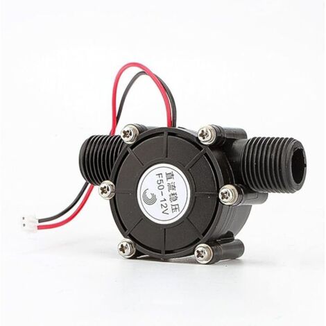 Générateur d'eau 10W 12V – Micro turbine pompe à eau – Débit 1.2 MPA – Compatible tuyaux d'arrosage – Éclairage LED (1/4)