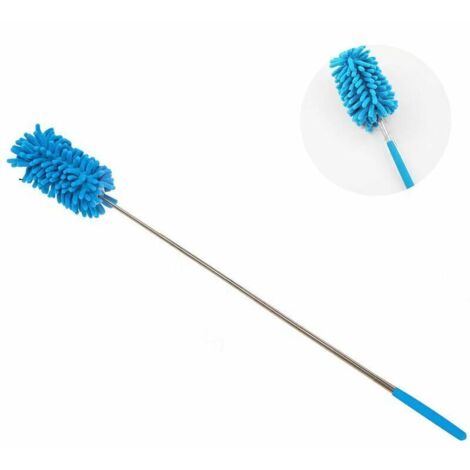 6pcs Le plumeau télescopique peut être allongé longtemps,bleu,25cm (1/4)