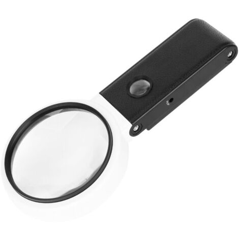 Loupe Eclairante, Lampe Loupe à intensité Variable, Lampe Loupe sur Pied avec Support Pliable (1/5)