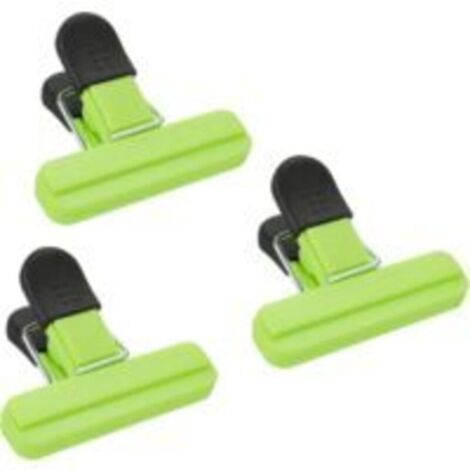 Pince Sachet Alimentaire, 3 Pièces Alimentaire D'étanchéité Clips en Plastique Clip Fermeture Sac pour Emballage Cuisine Bonbons Snack (1/3)