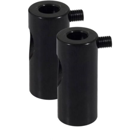 Pack de 2 Crochets de Plafond Décentralisateurs Noirs Déplace Lumière Lampes Support Décoratif Décentralisateur pour Lampes Murales ou de Plafond (1/5)