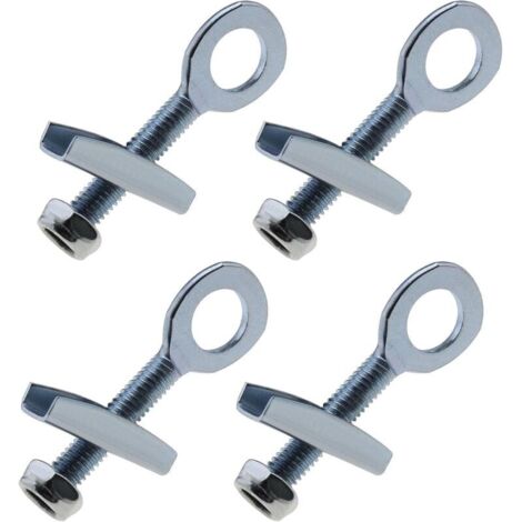 4pcs Tendeur d'essieu Roue à Chaîne 10mm Réglable avec Vis pour Vélo Electrombile (1/5)