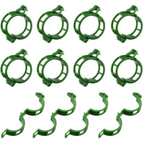 200 Pieces Clips Tomate pour Plantes,Clips pour Grimpantes,Jardin Clips en Plastique,pour légumes,Plantes,Tomates-Vert (1/5)