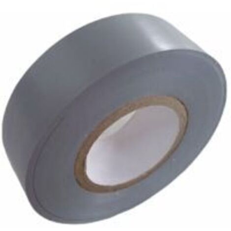 Ruban adhésif isolant électrique Rouleaux isolation thermique PVC pour réparation voiture, vélo, bricolage, gaine électricien, Haute qualité 30m x 18mm Couleur Gris argenté Lot de 1 Rouleau (1/3)