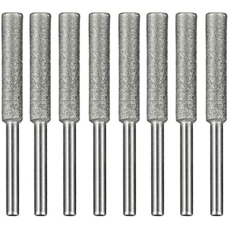 Lot de 8 pierres de meulage pour tronçonneuse 4,8 mm (1/5)