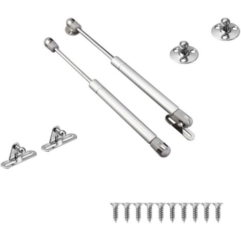 2PCS 100N Vérin à Gaz Vérins Meuble Hydraulique Ressort Amortisseurs à Gaz Bras Pneumatique pour Levage de Porte Armoire Meuble Cuisine Placard Penderie à Chambre Amortisseur charniè (1/5)