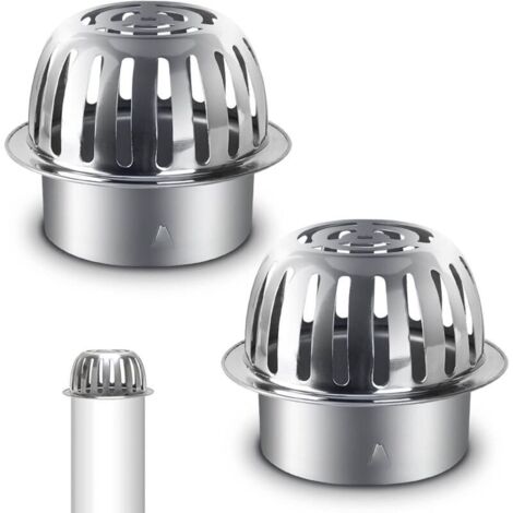 Lot de 2 Filtres de Gouttière, Grille de Protection pour Gouttiere, Protection Gouttière Anti Feuille, Tuyau de Descente pour Gouttière pour Aider à Garder Le Drain Dégagé (1/5)