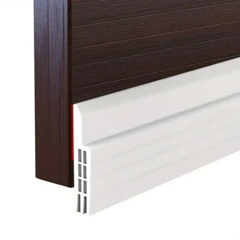 Bas de porte isolant 100cm Blanc - isolation porte Adhésif extra fort - Boudin de porte isolant froid maximale - Bas de porte anti bruit (1/5)