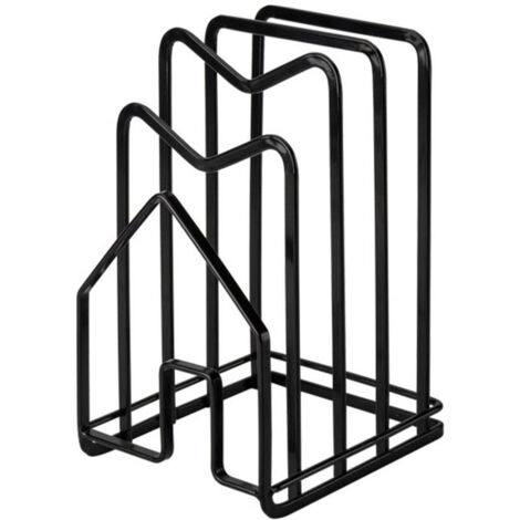 Support de planche à découper, casseroles, couvercles de casseroles, planche à découper, plateau de cuisson, placard, bureau, 12.5 x 14.5 x 21.5 cm (1/4)