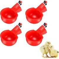 Abreuvoir Poules, Abreuvoir Automatique Poule, Abreuvoir Volaille, Volaille Automatique Abreuvoir, Tasses Automatiques de Buveur de Poulet pour Poulets, Canards, Oies, Dinde, Caille D'