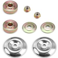8 Pièces Detachees Debroussailleuse, Kit Ecrou Tete Debroussailleuse Universelle, Kit Fixation Ecrou Lame Boîte, pour Pieces Detachees pour Debroussailleuse et Tondeuses à Gazon