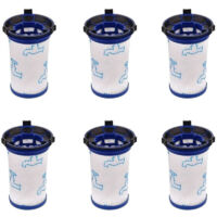 Filtres de rechange compatibles Rowenta Air Force 360 et Tefal Air Force 360 – lot de 6 pièces
